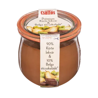 Csattos Prémium Körte lekvár & Belga étcsokoládé