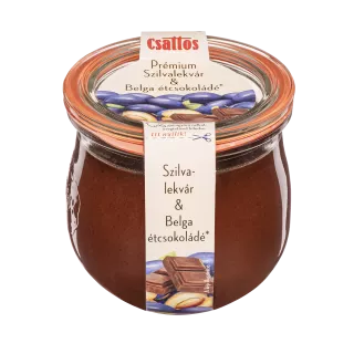 Csattos Prémium Szilvalekvár & Belga étcsokoládé
